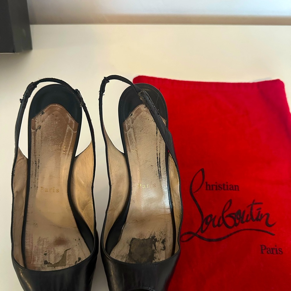 Red Bottom open toe heels